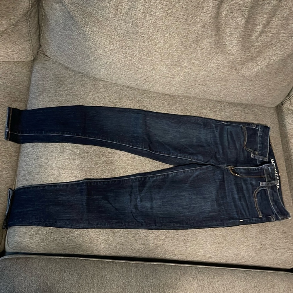 American Eagle jeans, size 2 short, super super stretch, high-rise jegging